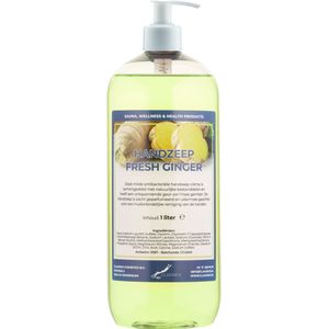 Handzeep Fresh Ginger 1 liter - met gratis pomp