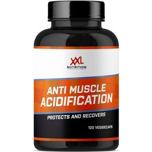 XXL Nutrition - Anti Muscle Acidification - Supplement Spierherstel bij Spierverzuring - 120 Capsules