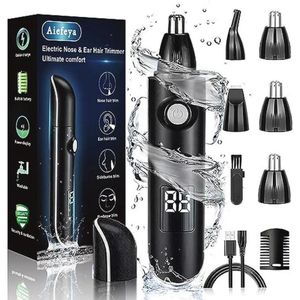 Professionele Neustrimmer voor Mannen en Vrouwen - Wenkbrauw- en Gezichtshaarverwijderaar - Waterdicht en Oplaadbaar - Eenvoudig te Reinigen