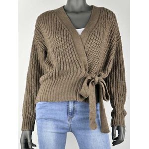 Robell - Marie - Dames Broek - Taupe - Slim Fit