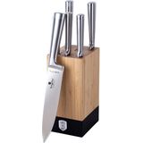 Berlinger Haus - 2804 - 6 delige messenset op bamboe houten standaard - Eternal Collection