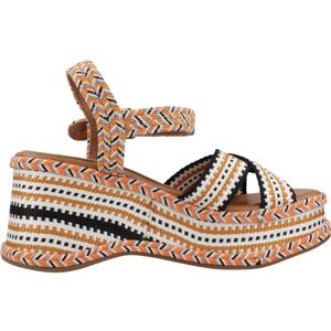 CAFè NOIR - Sandaal - Gemengde Kleuren - Sleehak - Hoge Hak