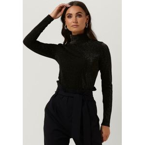 My Essential Wardrobe Hapermw Rollneck Blouse Tops & T-shirts Dames - Shirt - Zwart - Maat XS