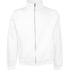 Fruit Of The Loom Heren Sweatshirt Jacket (Wit)