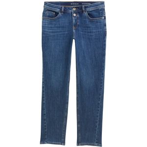 TOM TAILOR - Adeva - Jeans - Blauw Denim - Slimfit - Mid Waist