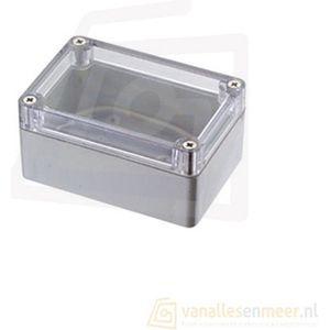 Behuizing voor elektronica 158x90x60mm transparante deksel