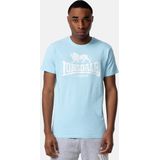 LONSDALE Shirt 'St. Erney'  lichtblauw / wit