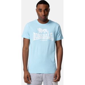 LONSDALE Shirt 'St. Erney'  lichtblauw / wit