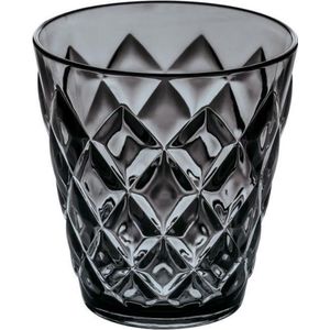 Koziol CRYSTAL S Drinkglas 200ml transparent grey