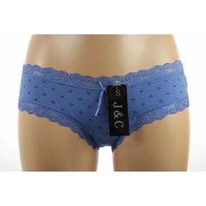 J&C - Hipster Katoen Spikkel - Blauw