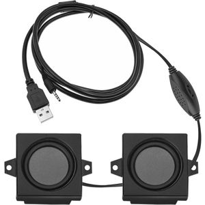 Mini Computer Speaker Hidden Style Small Desktop Speaker 360° Stereo Sound USB Portable Speaker Perfect for Office Gaming and Home Office