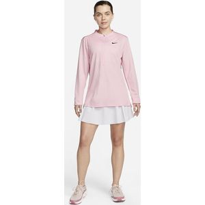 Nike Dri-FIT UV Advantage Golftop met halflange rits voor dames Roze