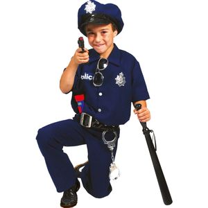Verkleedpak politie agent jongen Good Cop 140 - Carnavalskleding