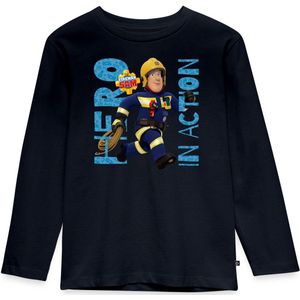 Brandweerman Sam™ Held In Actie Cool Ontwerp Premium T-Shirt Kinderen Met Lange Mouwen