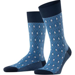 Burlington - Seaside Chic - Enkelsokken - Blauw Marine - Katoen, 1 Paar, Maat 40-46