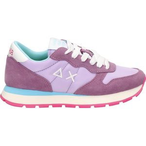 Sun 68 Ally Solid Nylon dames sneaker - Lila - Maat 36