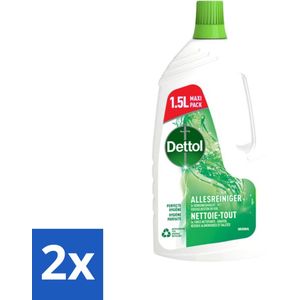 Dettol Allesreiniger Original 1.5L - 2 Stuks - Voordeelverpakking