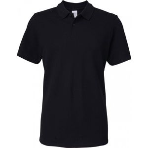 Gildan - Softstyle Piqué Polo - Black maat XXL