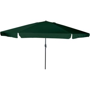 vidaXL - Tuin - Parasol - ø395x245 - cm - Groen