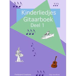 Kinderliedjes voor de gitaar deel 1 - Gitaarboek - Tab - notenschrift - akkoorden - tekst