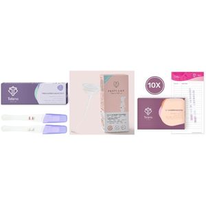 Ferti-Lily Conceptie Cup Starterspakket - 2x Zwangerschapstest Vroeg - 10x Ovulatietest Strips - Telano