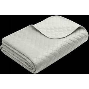 Beddo Dekoratieve Plaid 220x240cm - Zacht Velours, Dubbelzijdig, Grijs