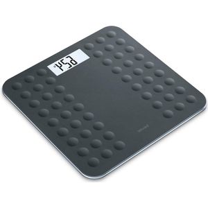 Weegschaal Black glazen weegschaal - tijdloos design - antislip oppervlak - siliconen