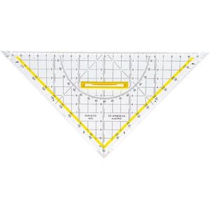 Aristo tekendriehoek - 25cm - met afneembare greep - AR-1650/4