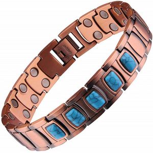 Narvie Magnetische Armband van Koper – Verstelbaar, Stijlvol & Helpt bij Balans, Stress en Vermoeidheid – Unisex – Inclusief Inkort tool
