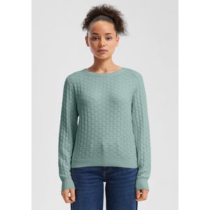 QS - Trui - Mintgroen - Gebreide Truien