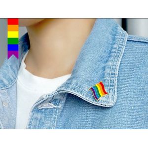 Pride - broche - pin - button - regenboog - vlag - Love is Love Wish - Equality - Gaypride - Diversity