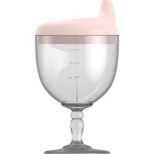 150ML - Baby Beker - Party Cup - Baby Plastic Beker met deksel - Feestbeker - Roze