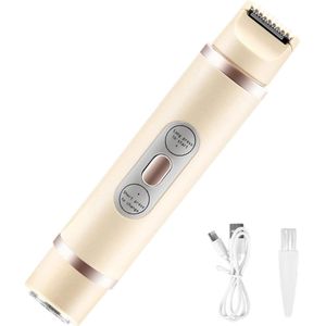 Ontharingsapparaat - Elektrisch scheerapparaat voor vrouwen - Elektrisch scheerapparaat voor vrouwen - Dubbele kop voor vrouwen | Elektrische waterdichte vrouwelijke zak-USB oplaadbare draagbare bodytrimmer voor vrouwen - Voor meisjes, been- en licha