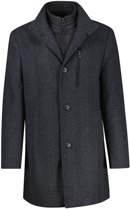 Lerros - Wollen Jas - Blauw - 2597272/485