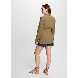 Morgan - Loose Jacket - Blazer - Khaki Green - Lenzing Ecovero Viscose