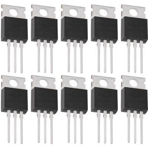 10 stuks IRF3708 N-Kanaal Power MOSFET Transistors TO220 30V 62A voor Elektronische Toepassingen