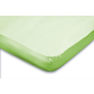 Eleganzzz Hoeslaken Topper Jersey Stretch - Lime - Hoeslaken 120/130/140x200cm - Twijfelaar - 100% Katoen - Topper - Hoeslakens
