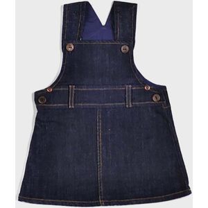 Babybroekje OrganicEra, biologisch denim baby-tuinbroekrokje