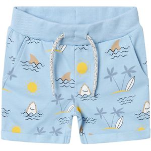 Name it bermuda jongens - blauw - zon - NMMvermo - maat 104