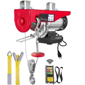 Takel - Lier - Winch - Kabeltakel - Elektrische - 1000kg - Draadloze Hijslier met Afstandsbediening voor Garage, Boot, Werkplaats en Meer