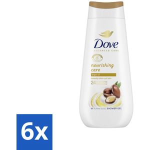 Dove - Nourishing Care - Douchecrème - 225 ml - Voordeelverpakking - 6 stuks
