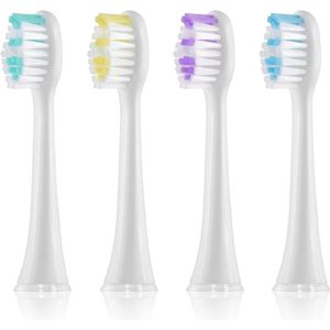 4PK Vervangende Borstels Compatibel met H21 Elektrische Tandenborstel - Wit