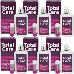 TotalCare solution 6 x 120 ml - lenzenvloeistof harde contactlenzen - voordeelverpakking
