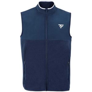 Tecnifibre - Polar Vest - Blauw - Mouwloos - Fleece Materiaal