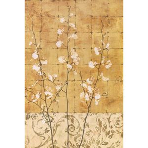 Kunstdruk Chris Donovan - Blossoms in Gold II 62x93cm