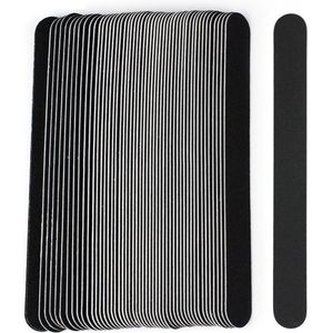 Professionele nagelvijlen - wegwerp - 50 stuks - zwart