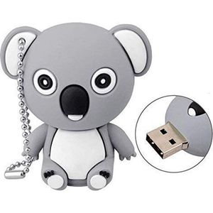 Ulticool USB-stick - 16 GB - Koala Beer - Grijs