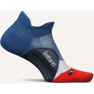 Feetures | Elite | Light Cushion | No Show Tab V2 | Hardloopsokken | Unisex | Atmospheric Blue | 34-37 -