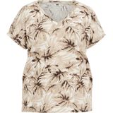 WE Fashion Dames T-shirt met dessin - Curve