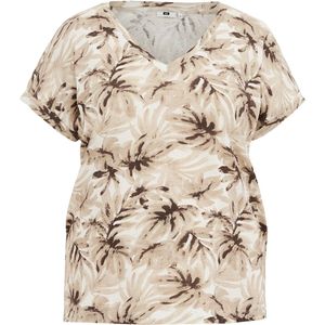 WE Fashion Dames T-shirt met dessin - Curve